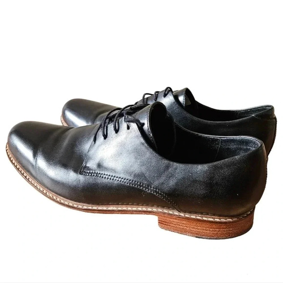 Airborn Argentinian Men's Formal Classy Leather Black Shoes Size EU 45 US 12. - Picture 3 of 13